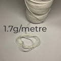 ULguyline 1.4mm white Dacron guyline cord on spool