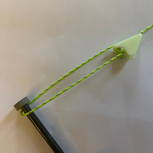 Ultralight guyline kit paired with the worlds lightest pegs. Glow in the dark line locks for easy find. 