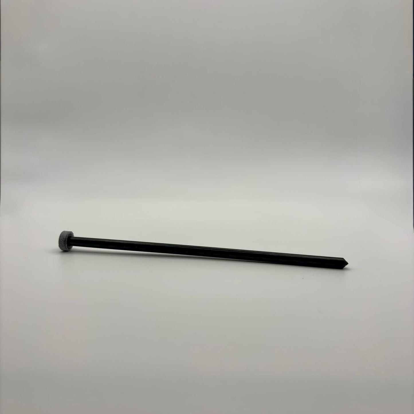 ULpeg 15cm 3.2grams carbon fibre tent peg on a white background