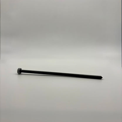 ULpeg 15cm 3.2grams carbon fibre tent peg on a white background